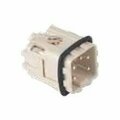 Molex Gwconnect Screw Terminal Insert, Male, 4-Pole, 10A, Without Wire Protection (Ag) Plateed 7204.6102.0